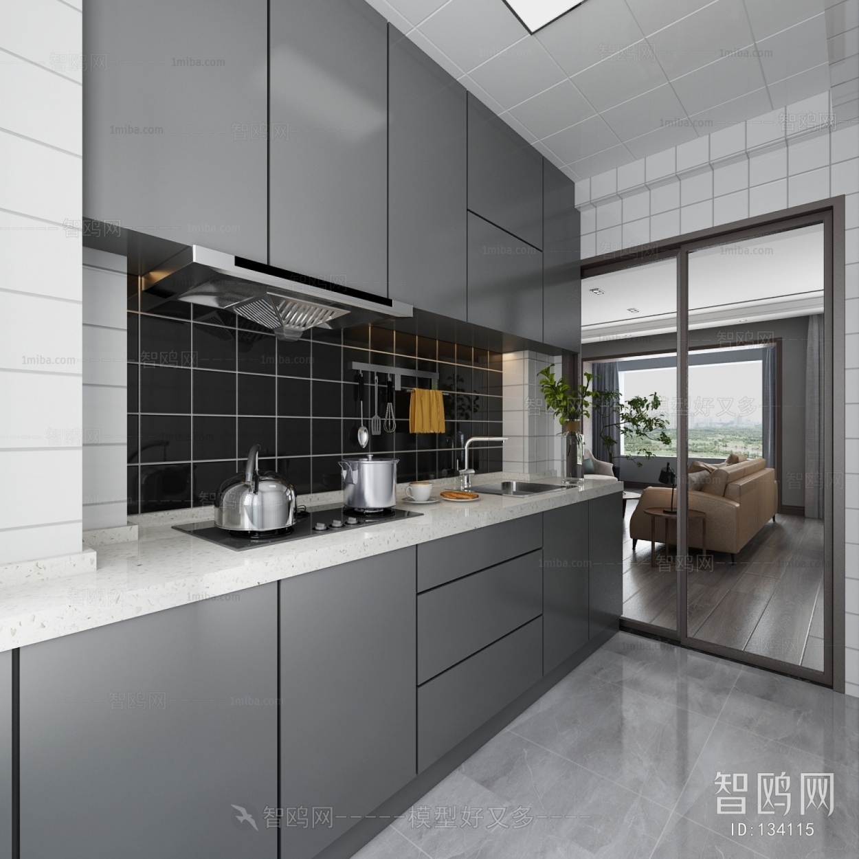 Modern The Kitchen