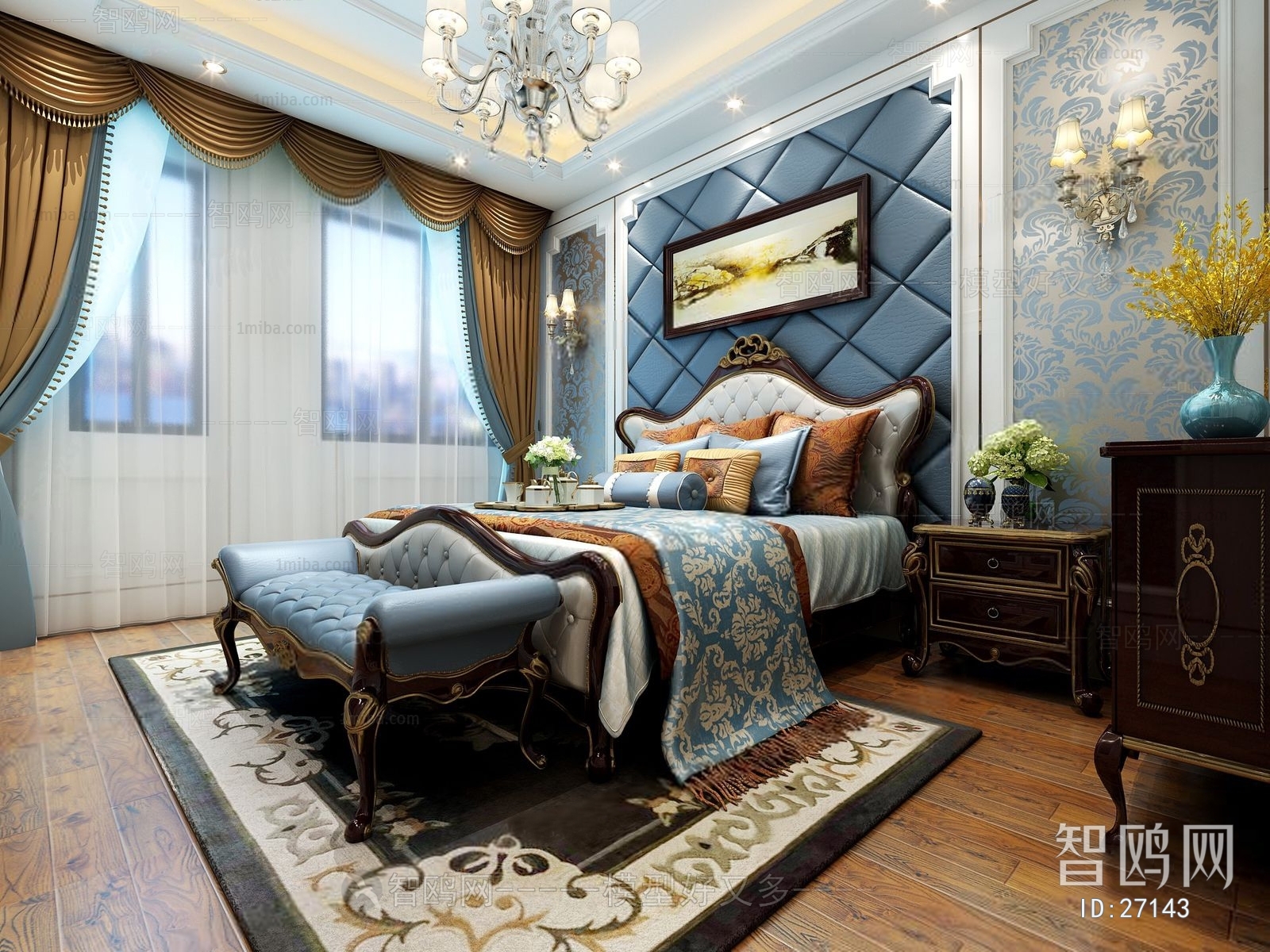 European Style Bedroom