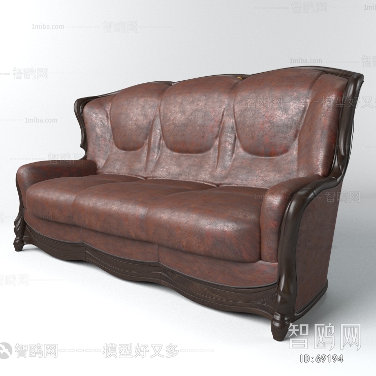 European Style Three-seat Sofa