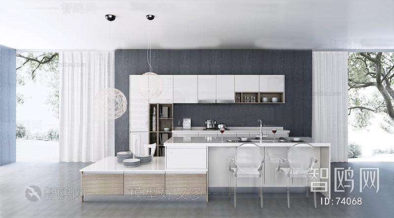 Modern Open Kitchen