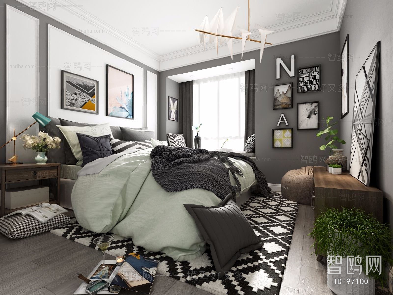 Nordic Style Bedroom