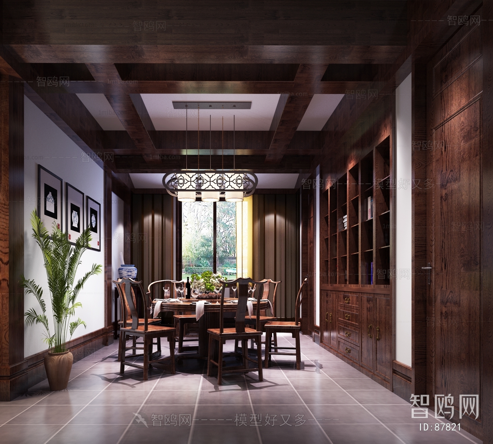 Chinese Style Dining Room