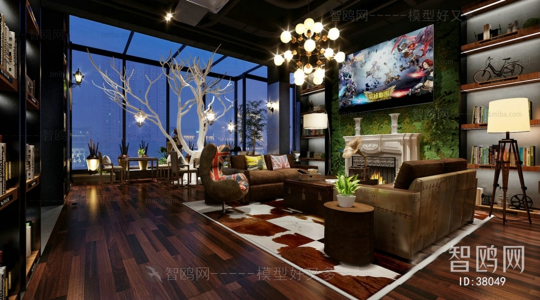 Industrial Style Commercial Space