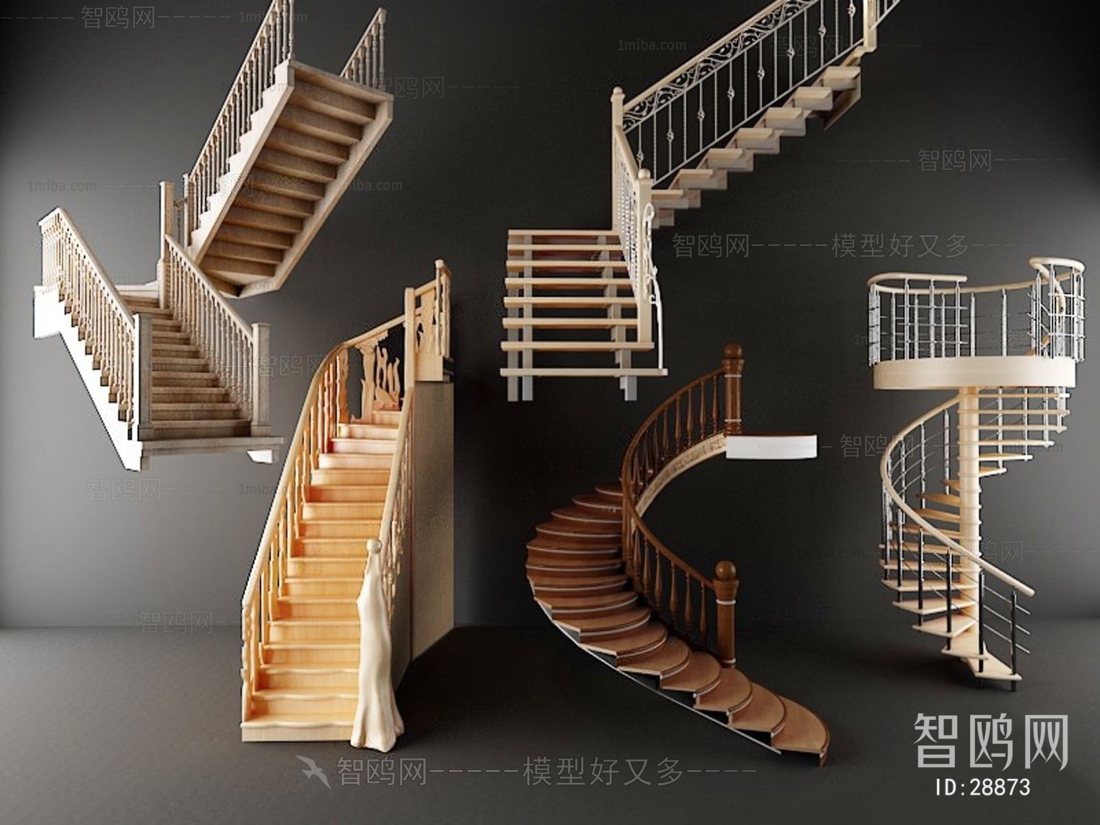 Modern European Style Stair Balustrade/elevator