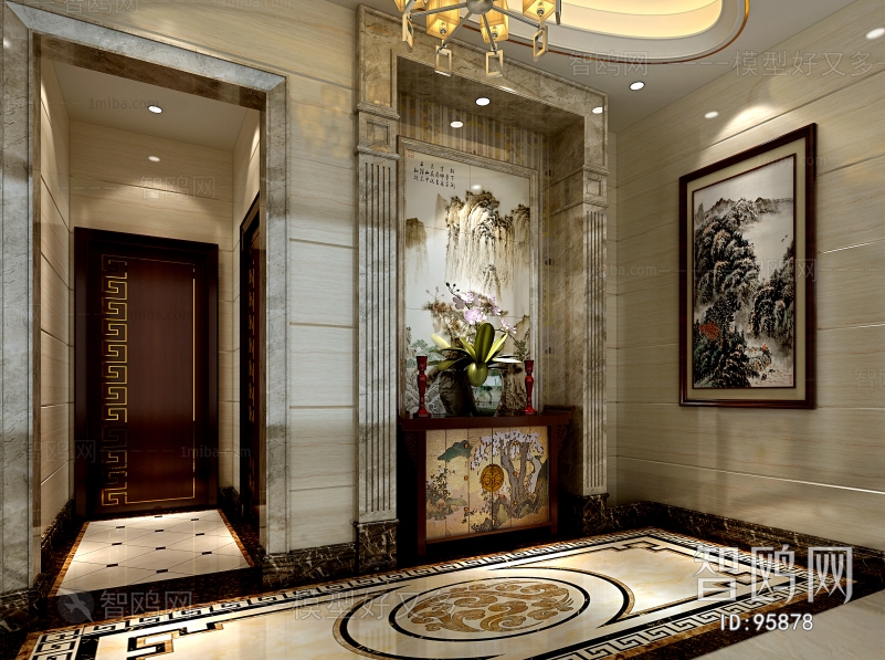 New Chinese Style Hallway