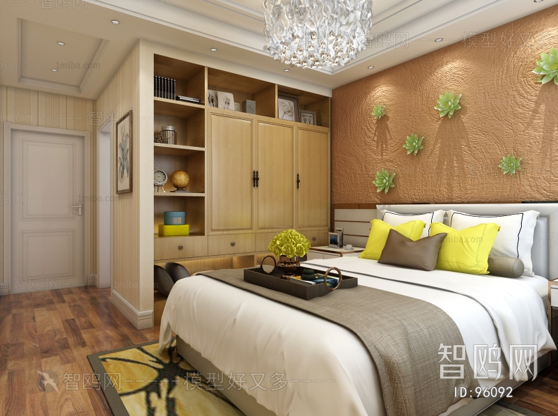 New Chinese Style Bedroom