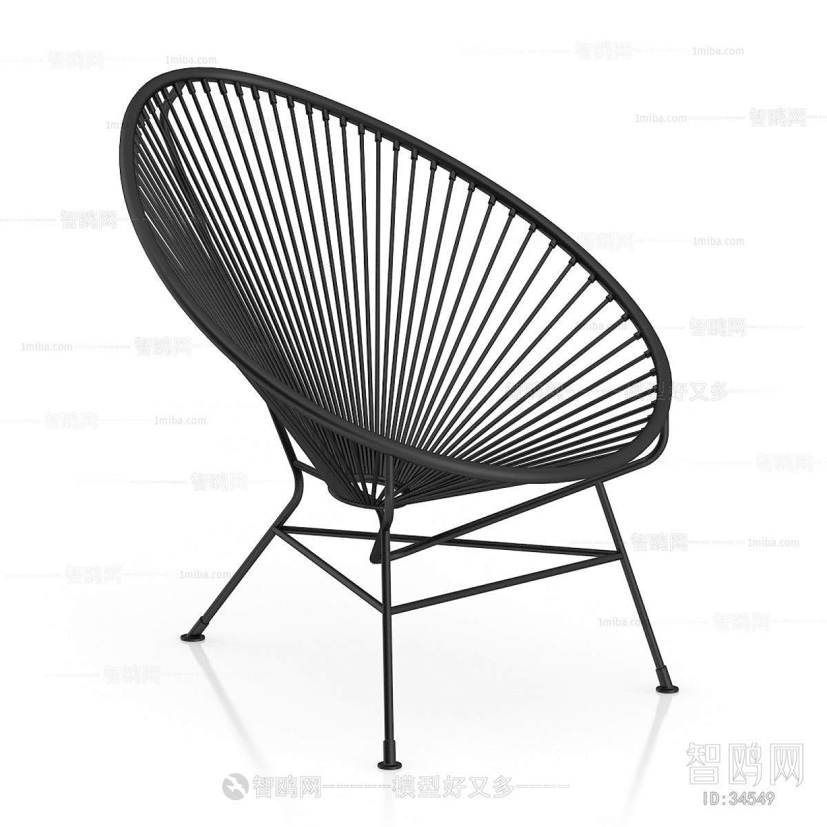 Modern Nordic Style Lounge Chair