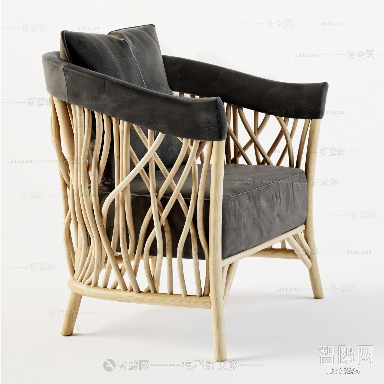 New Chinese Style Lounge Chair