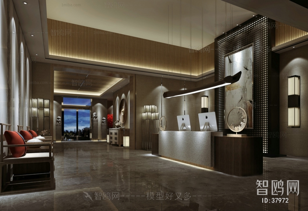 New Chinese Style Lobby Hall