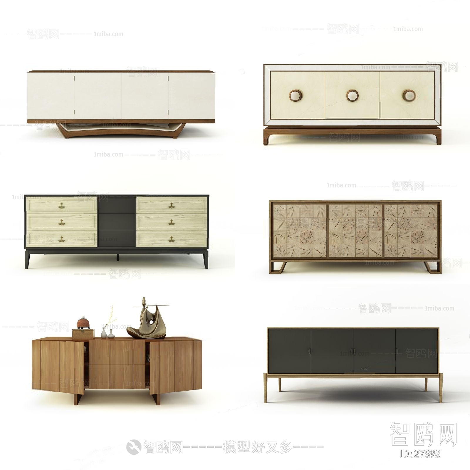 New Chinese Style TV Cabinet