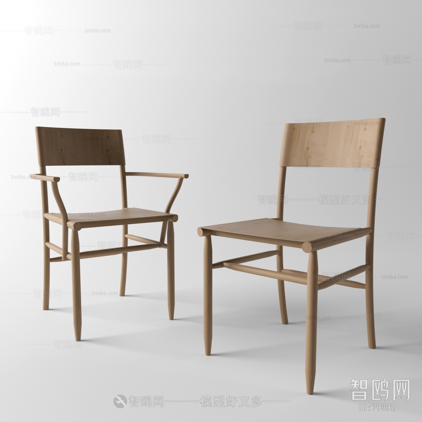 New Chinese Style Single Chair