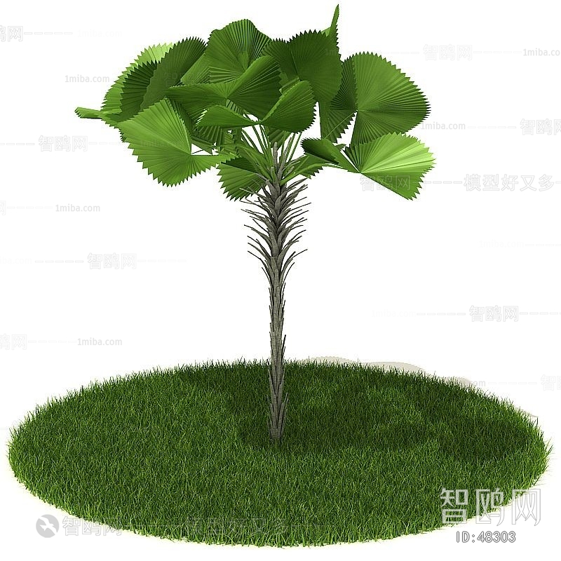 Modern Tree/shrub/grass