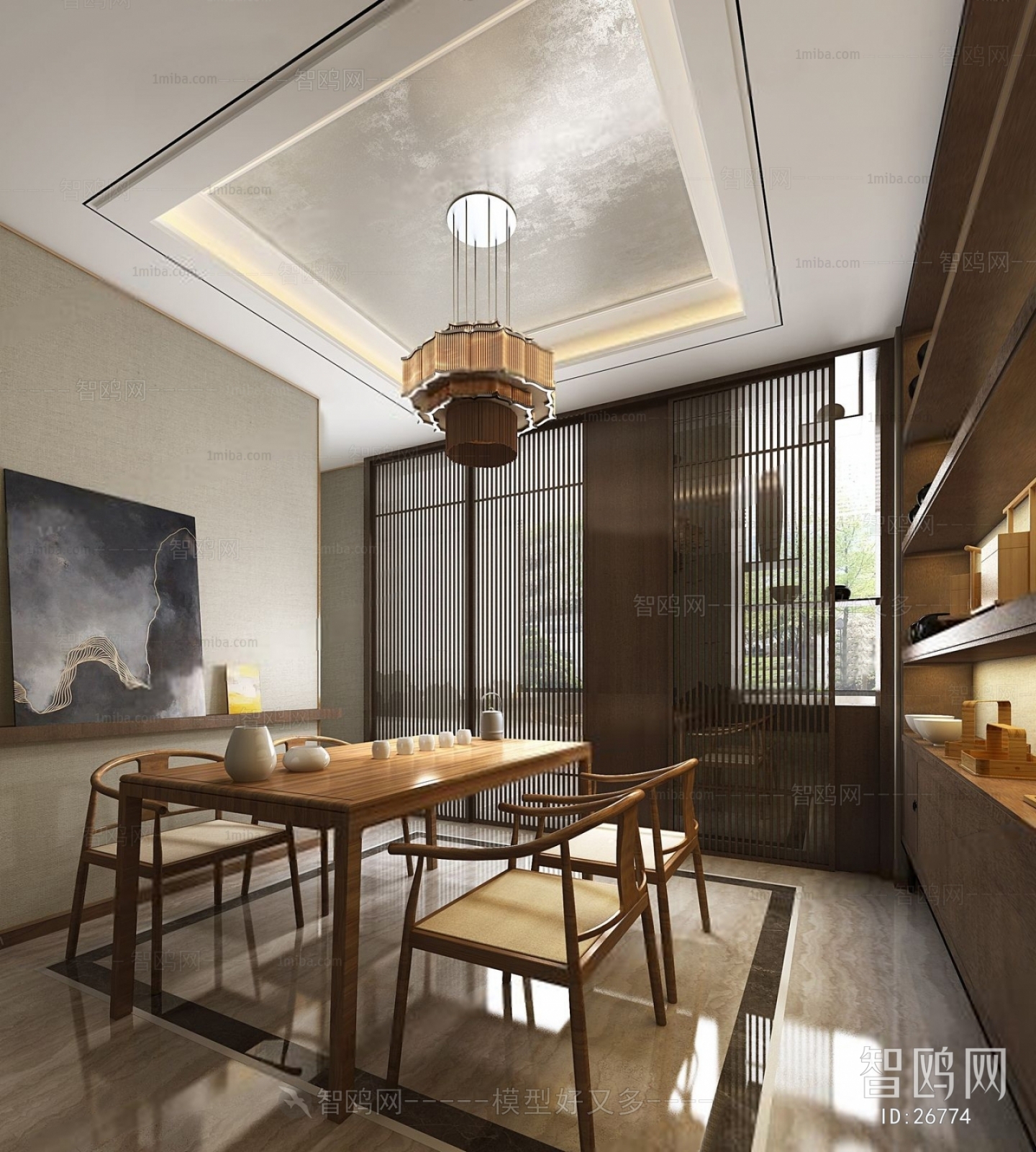 New Chinese Style Dining Room