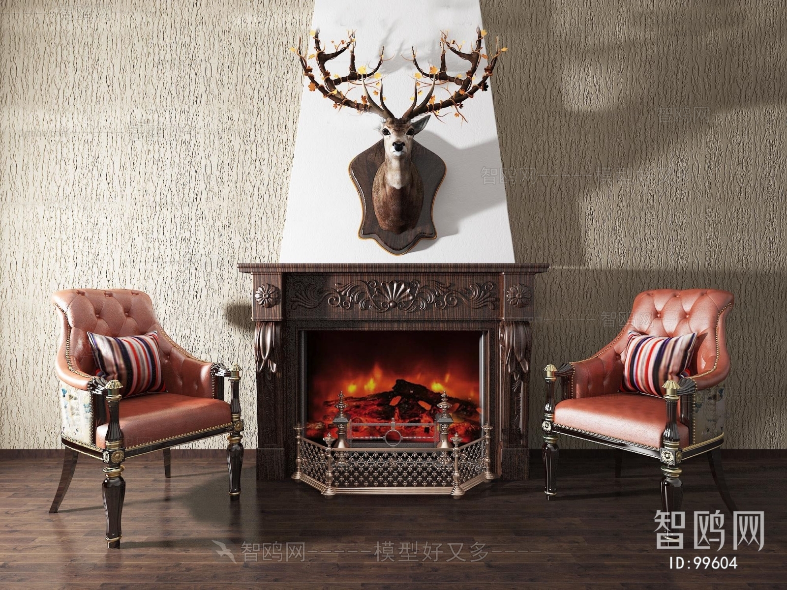 American Style Fireplace