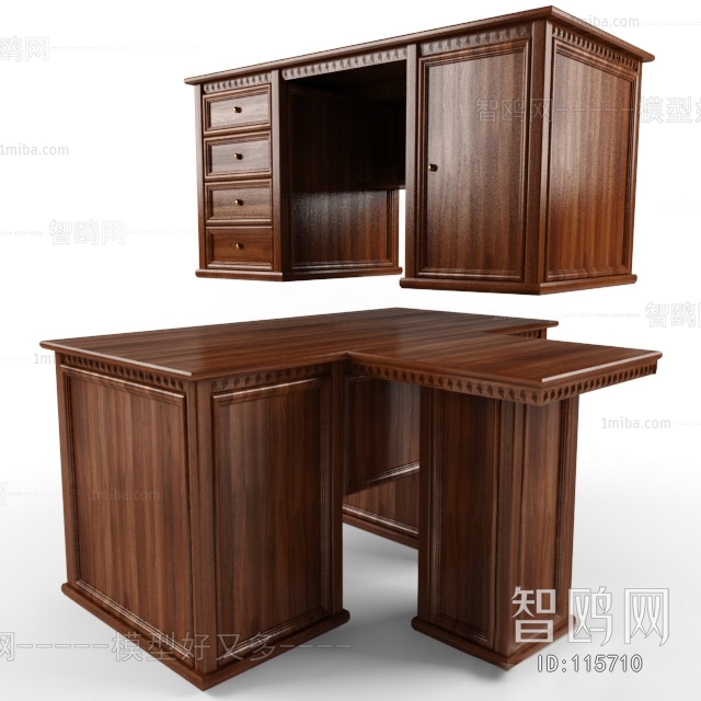 European Style Manager's Desk