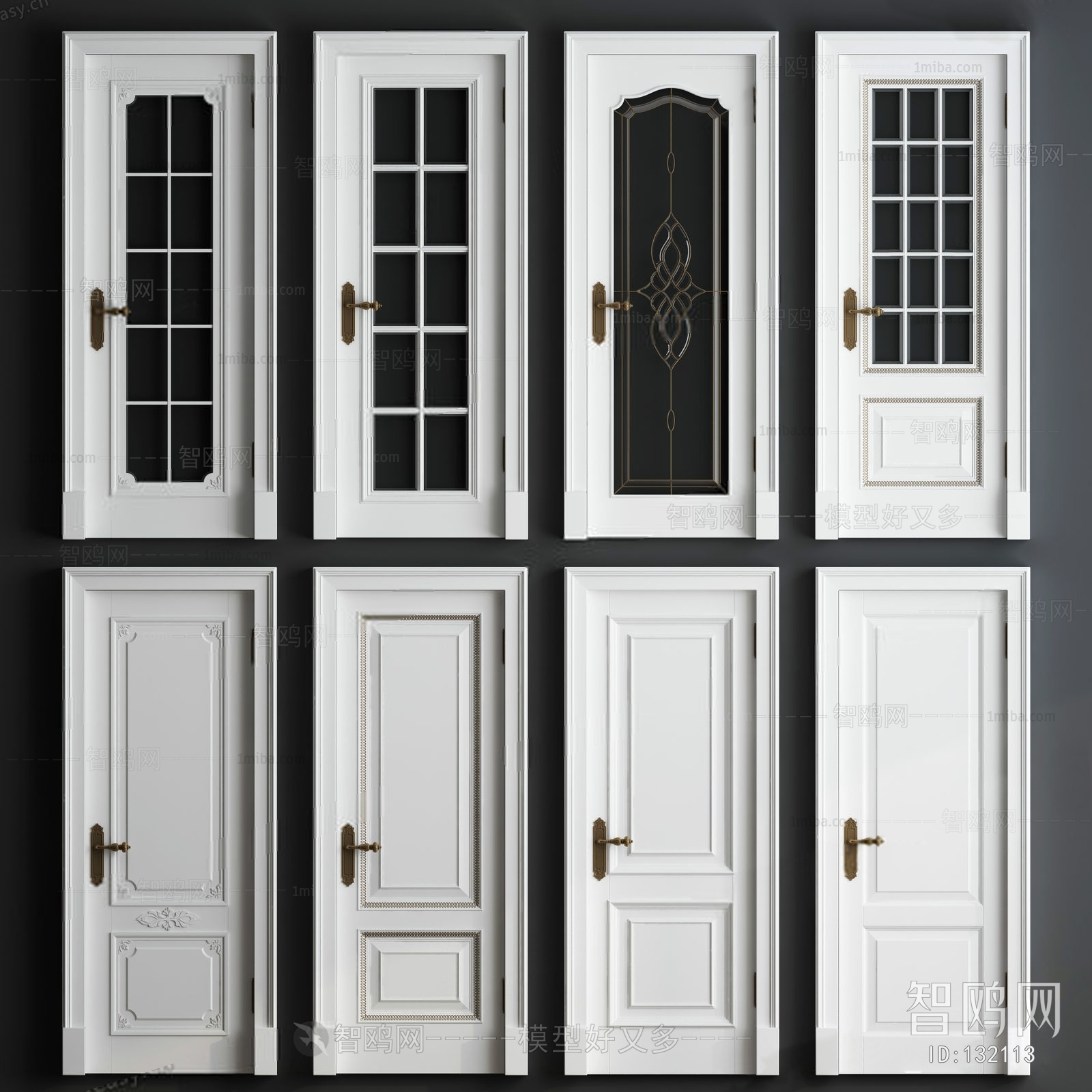 European Style Solid Wood Door