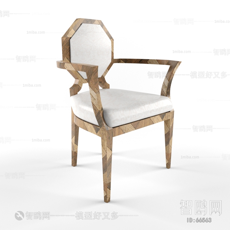 Simple European Style Single Chair