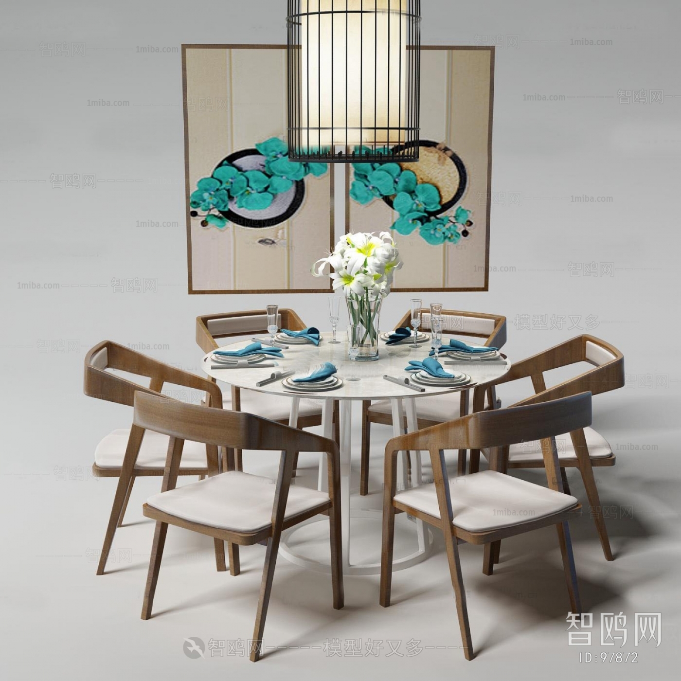 New Chinese Style Dining Table And Chairs