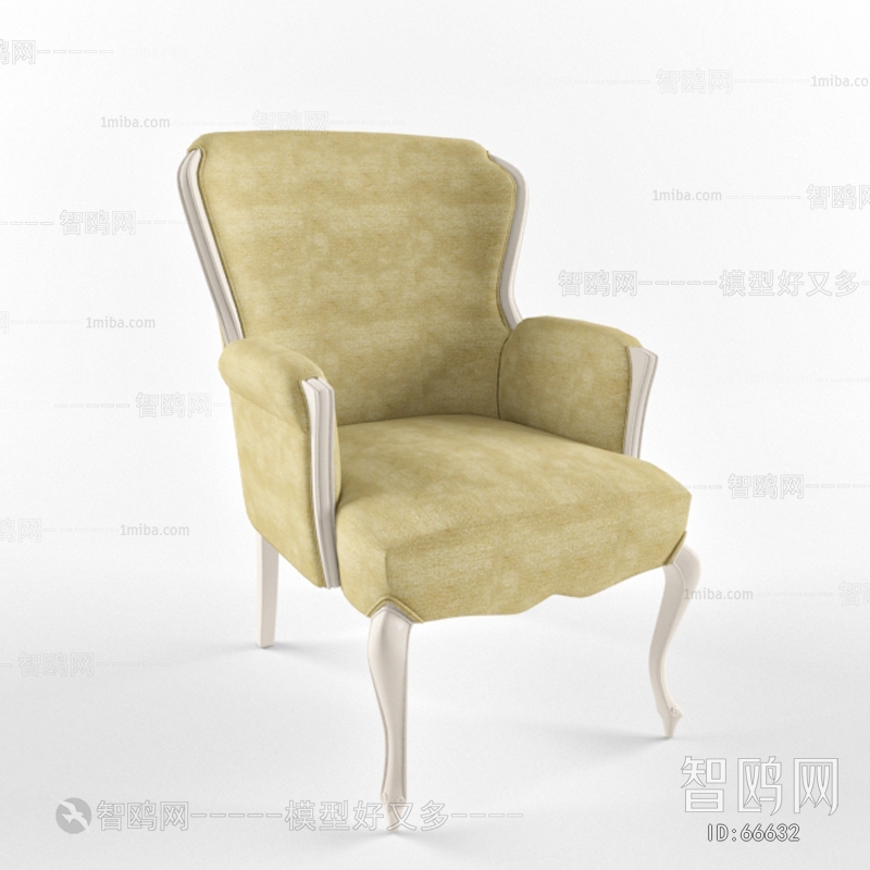 Simple European Style Single Chair