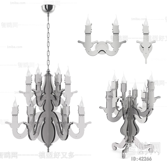 简欧吊灯壁灯台灯