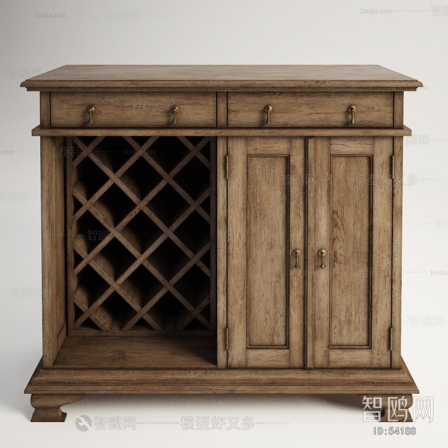 American Style Country Style Sideboard