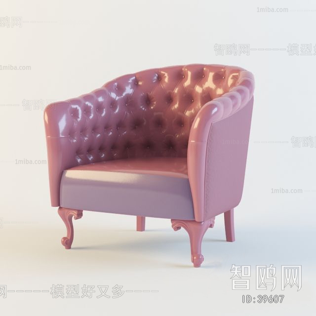 Simple European Style Single Sofa