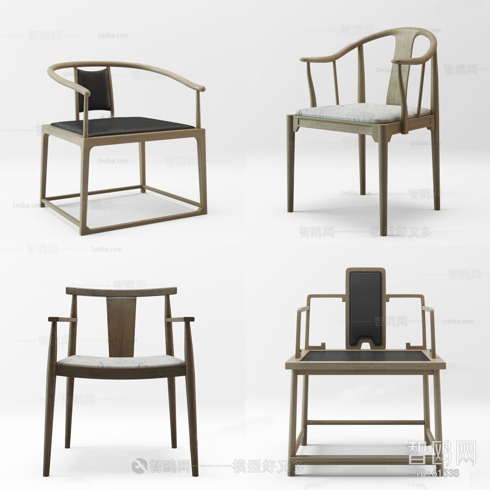 New Chinese Style Single Chair