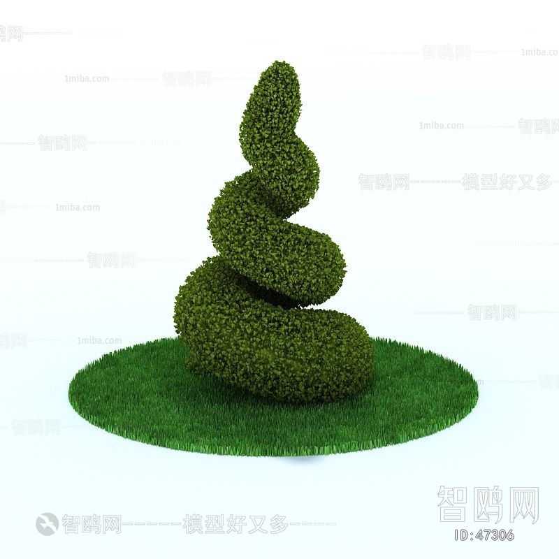 Modern Tree/shrub/grass