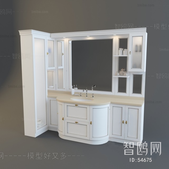 European Style Bathroom Cabinet