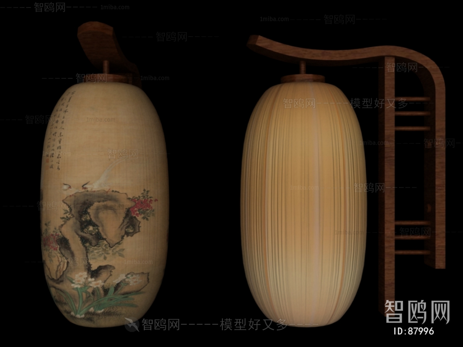 New Chinese Style Wall Lamp