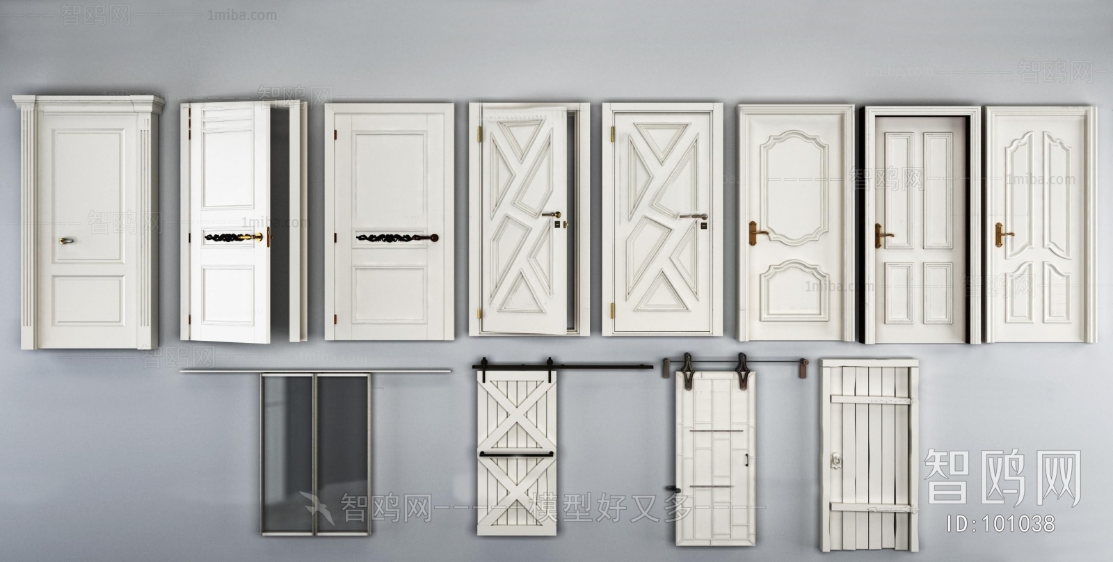 European Style Solid Wood Door