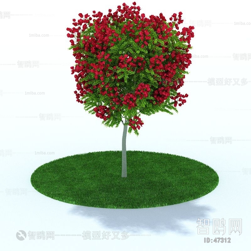 Modern Tree/shrub/grass