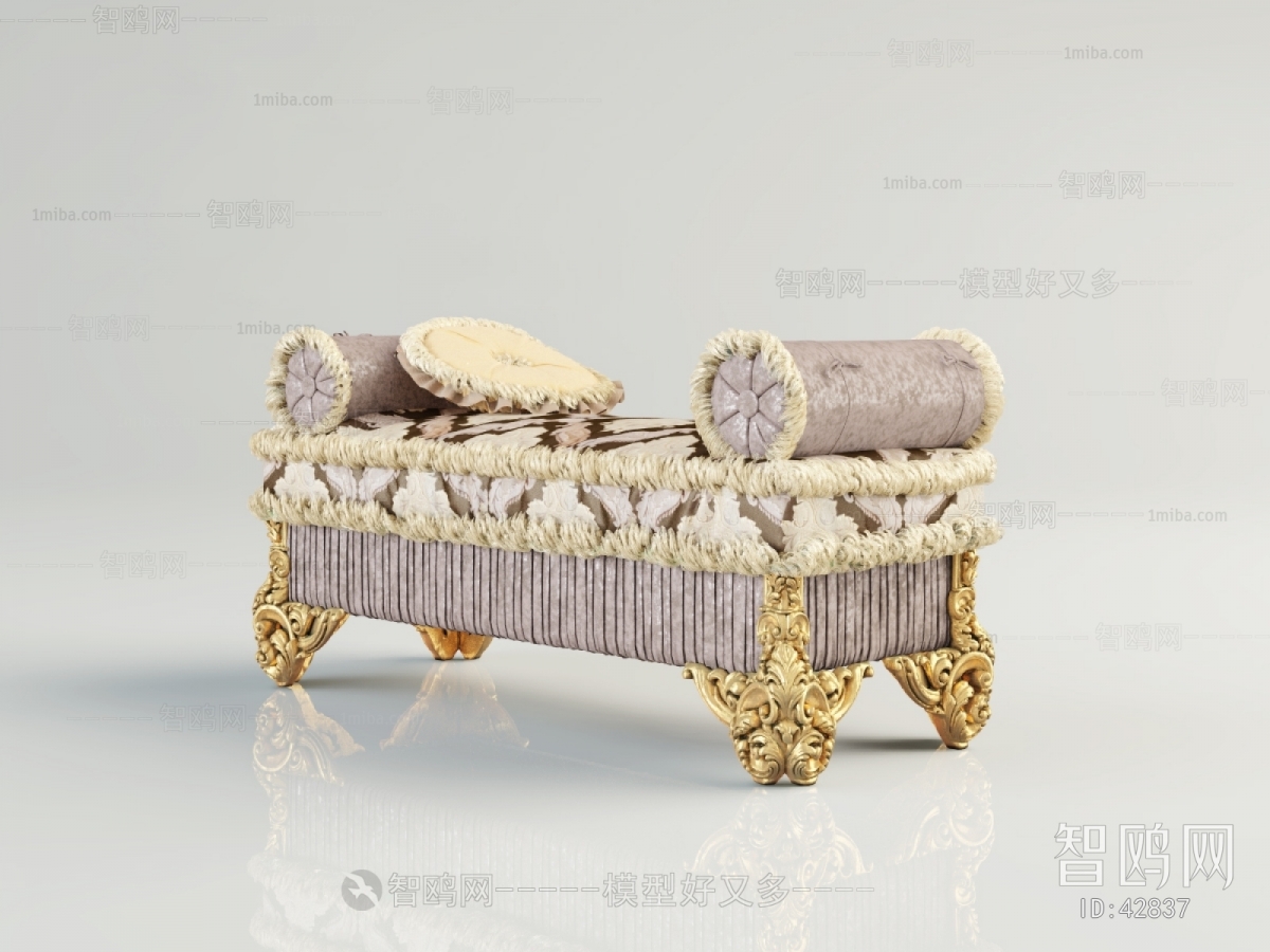 French Style Footstool