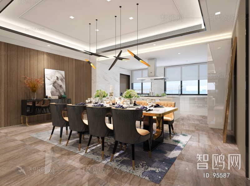 Post Modern Style Dining Room