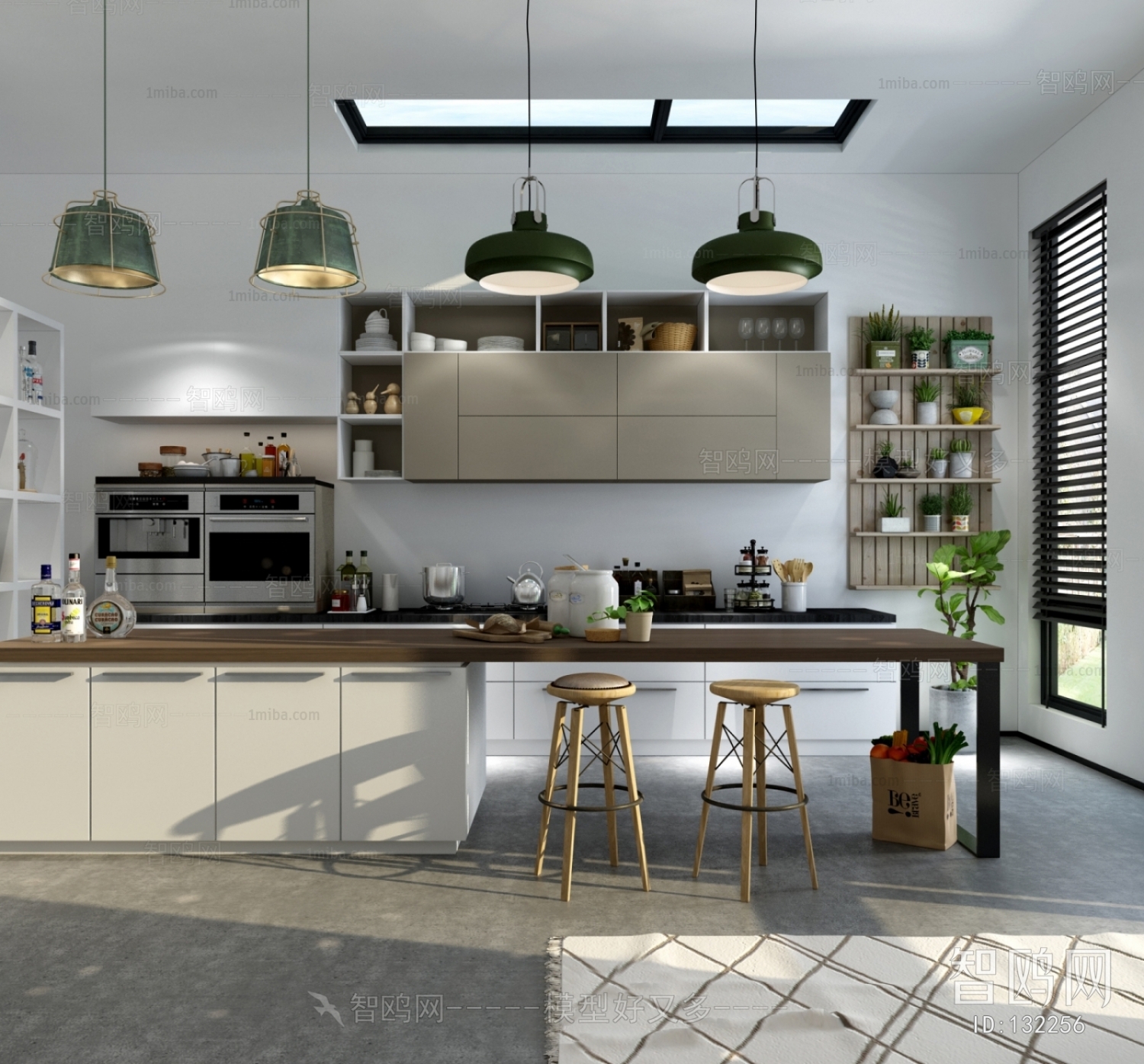 Nordic Style Open Kitchen