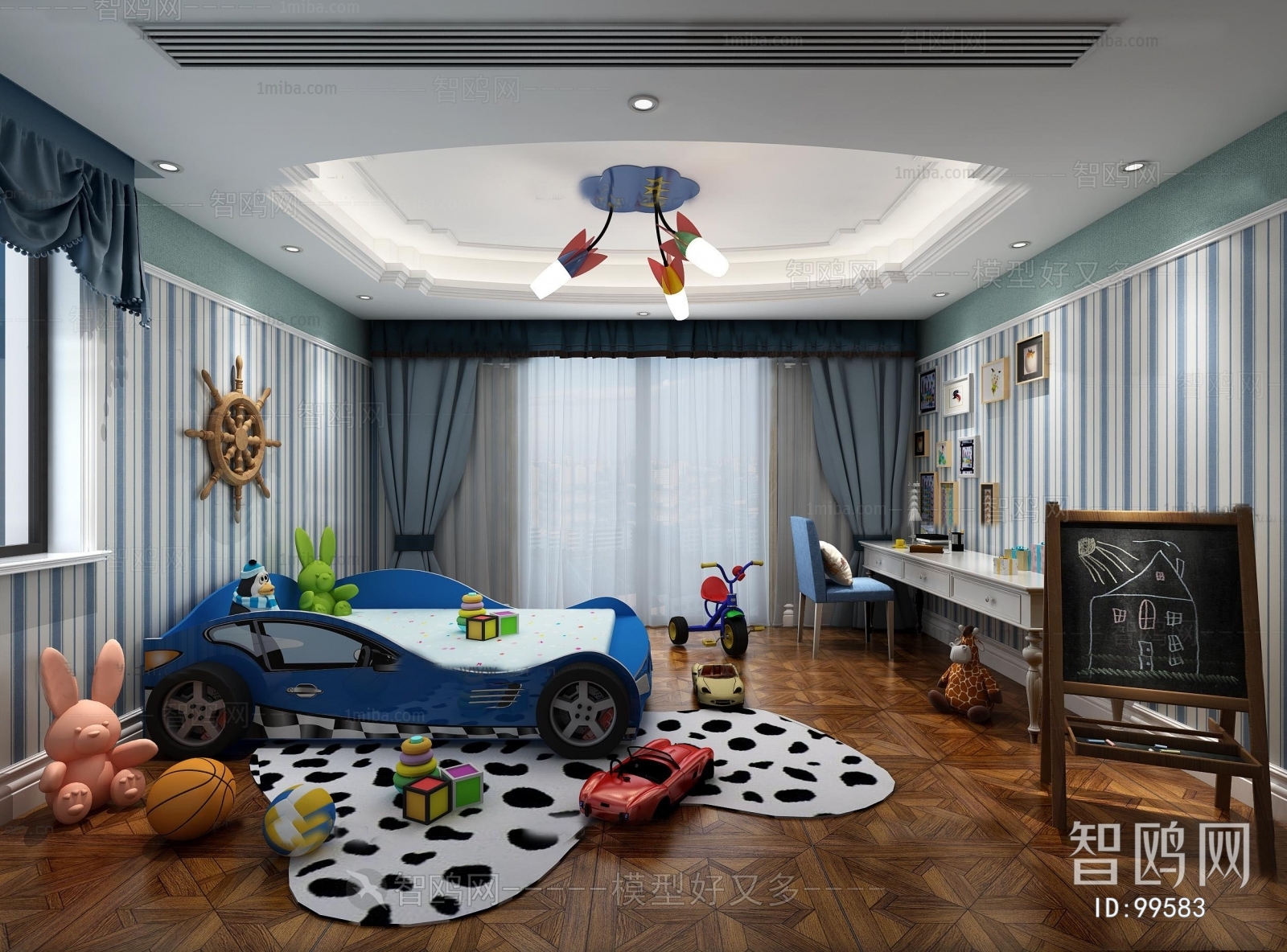 Mediterranean Style Children's Room