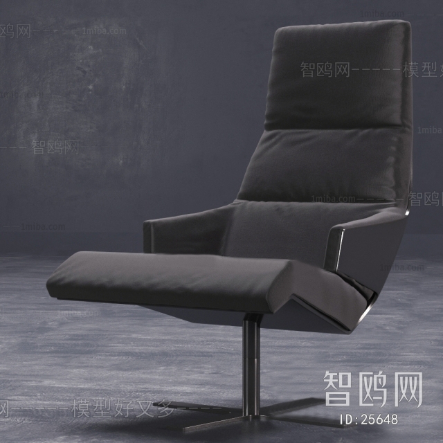 Modern Industrial Style Recliner