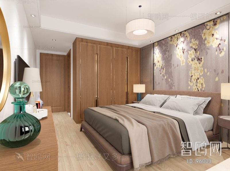 New Chinese Style Bedroom