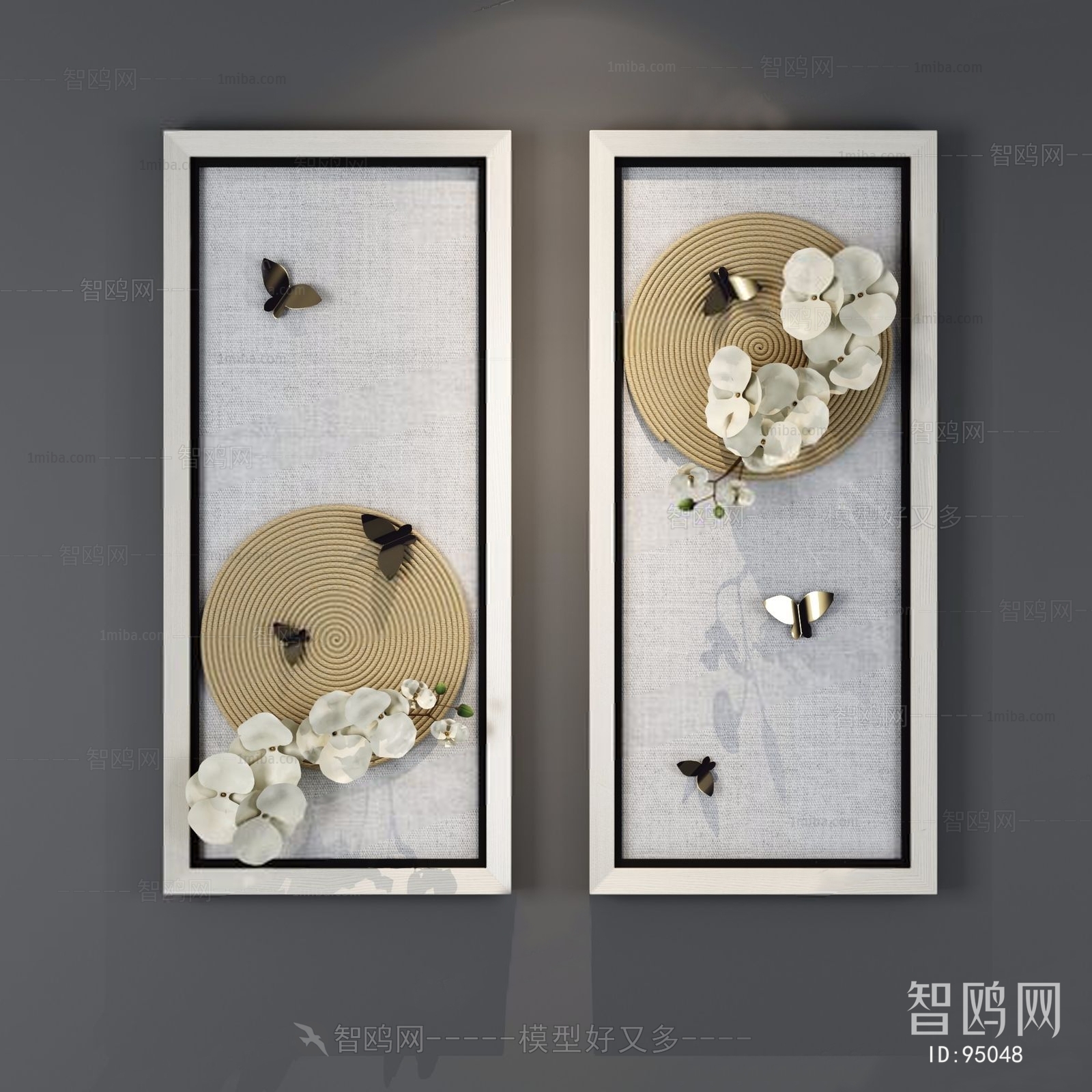 New Chinese Style Three-dimensional Physical Painting