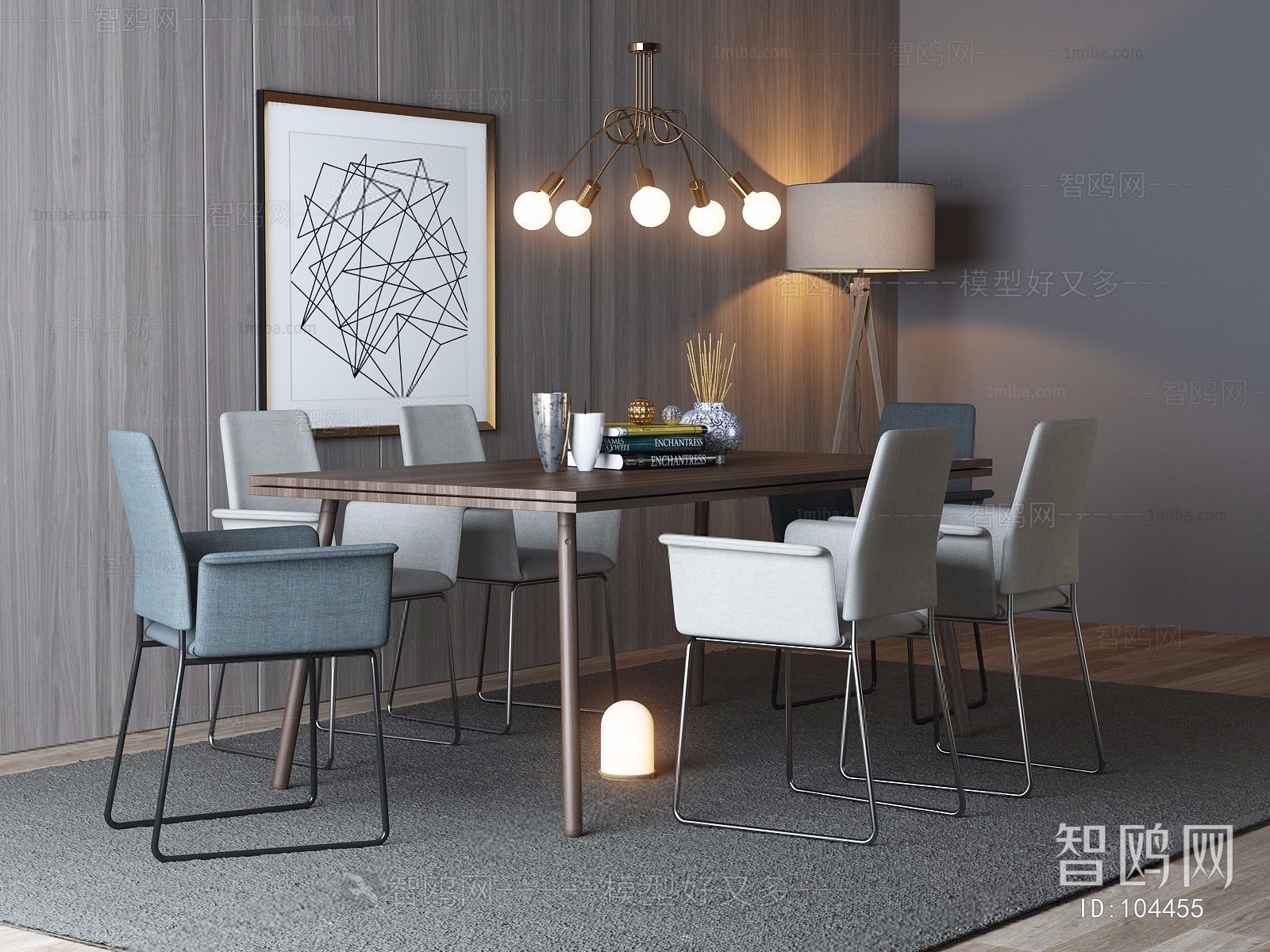 Nordic Style Dining Table And Chairs