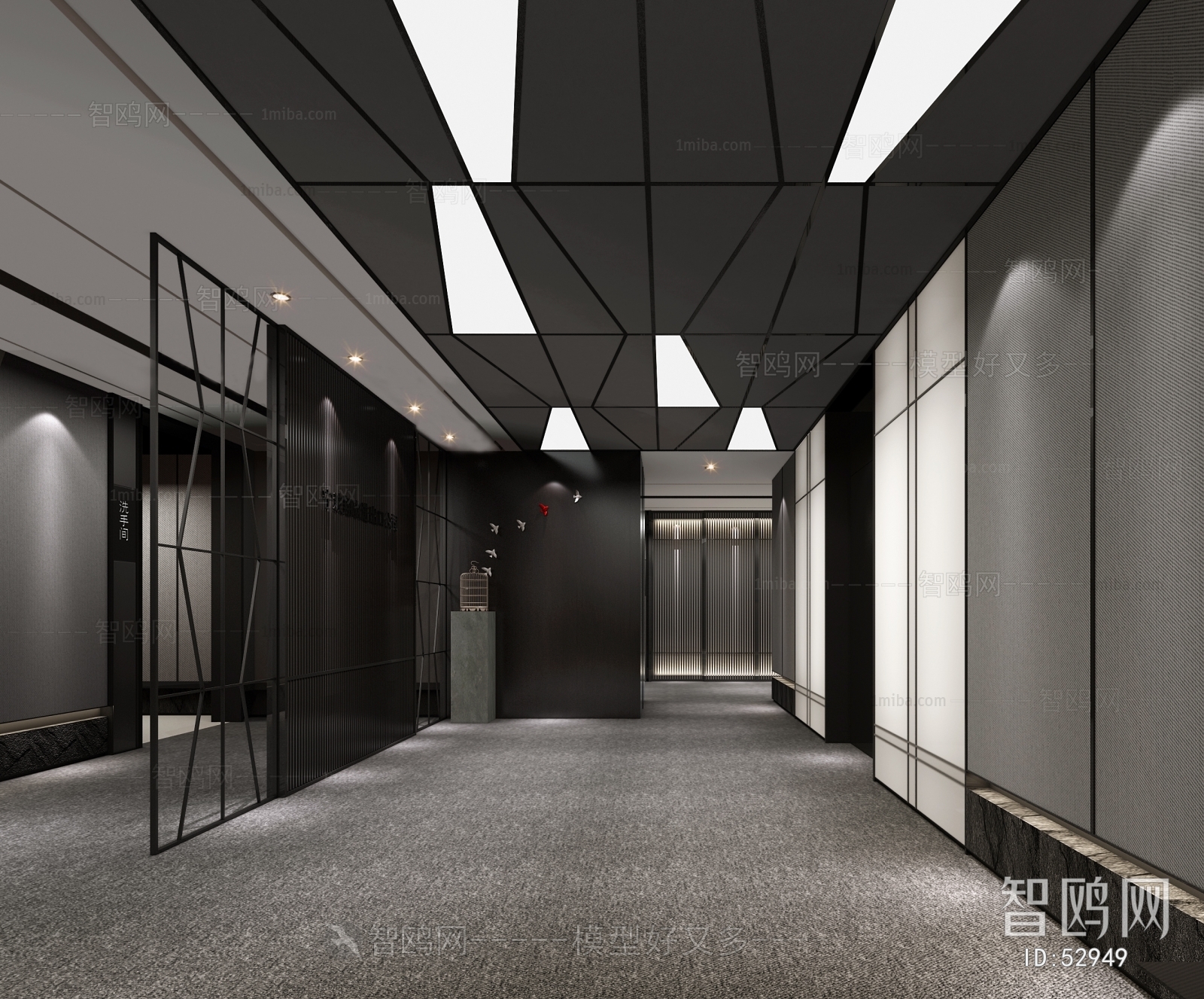 Modern Corridor/elevator Hall