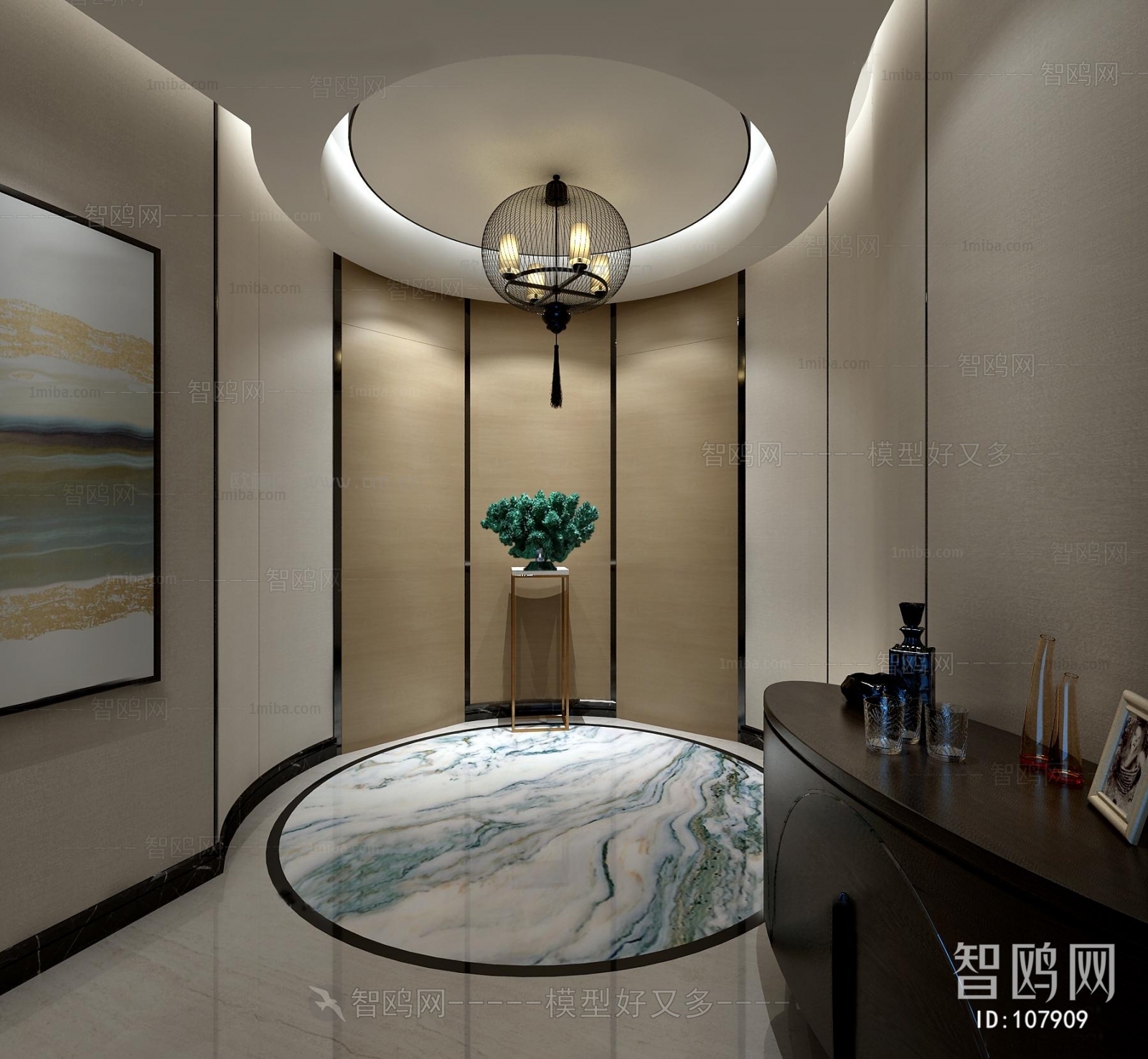 New Chinese Style Hallway