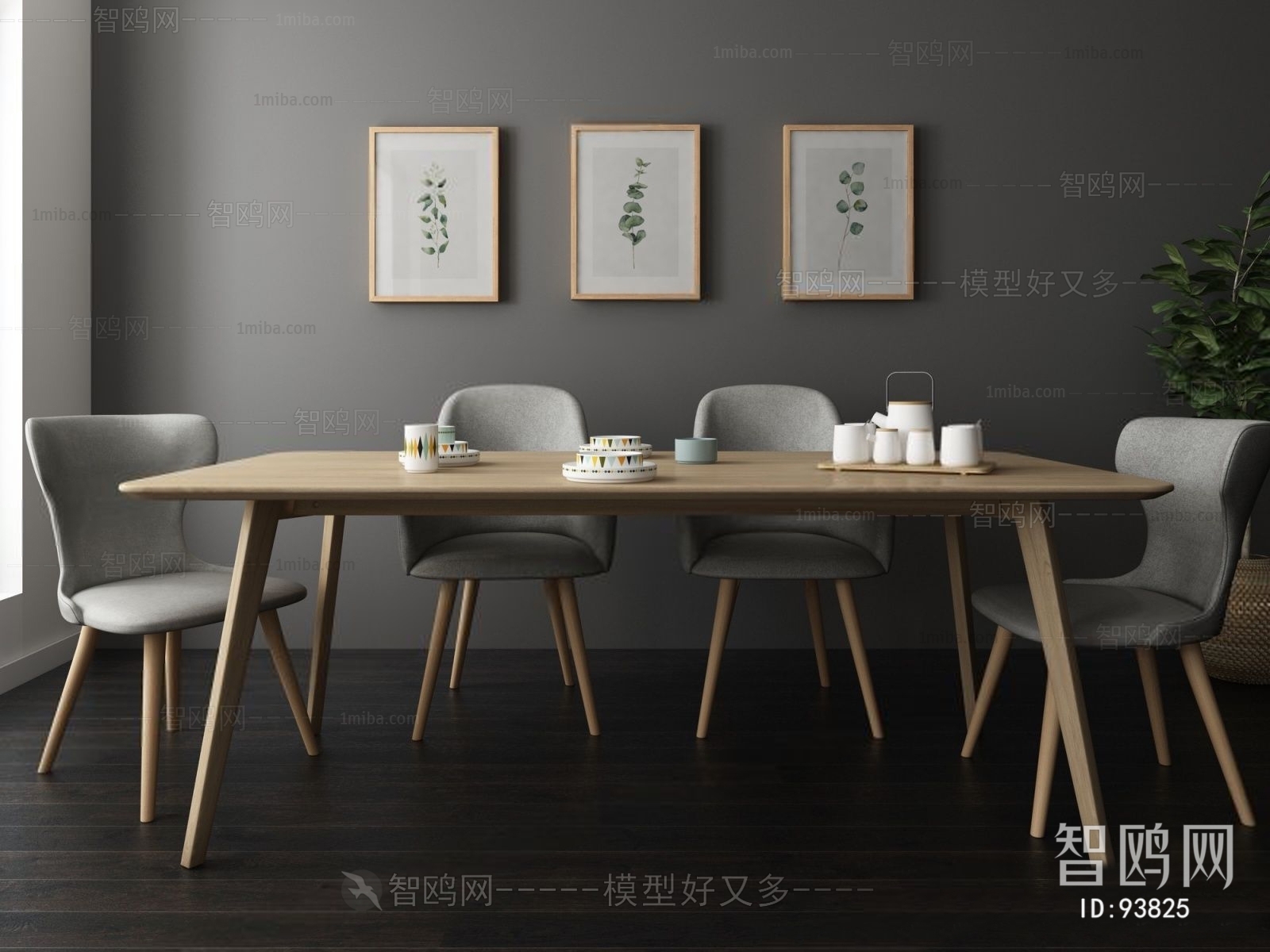 Nordic Style Dining Table And Chairs