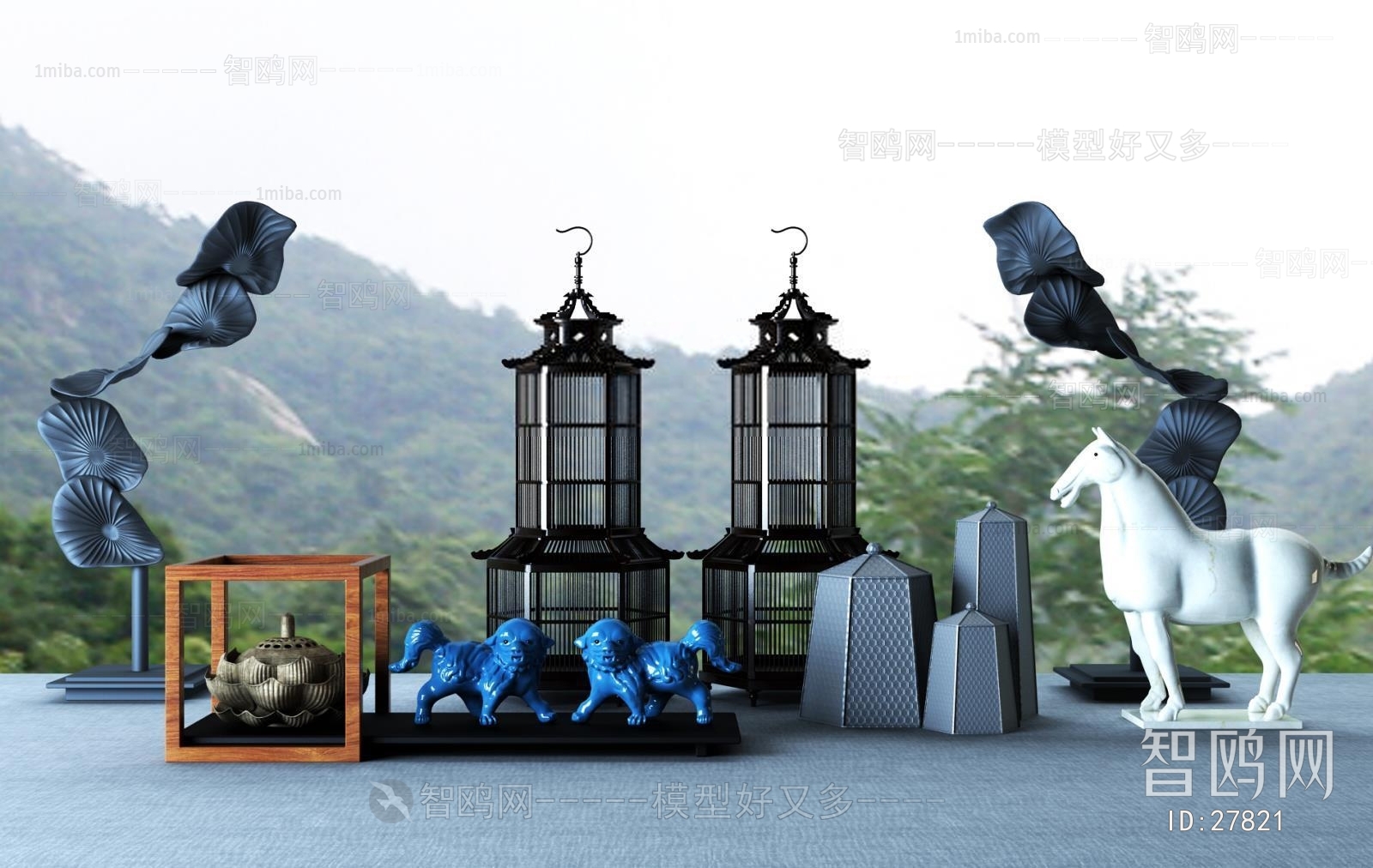 New Chinese Style Decorative Set