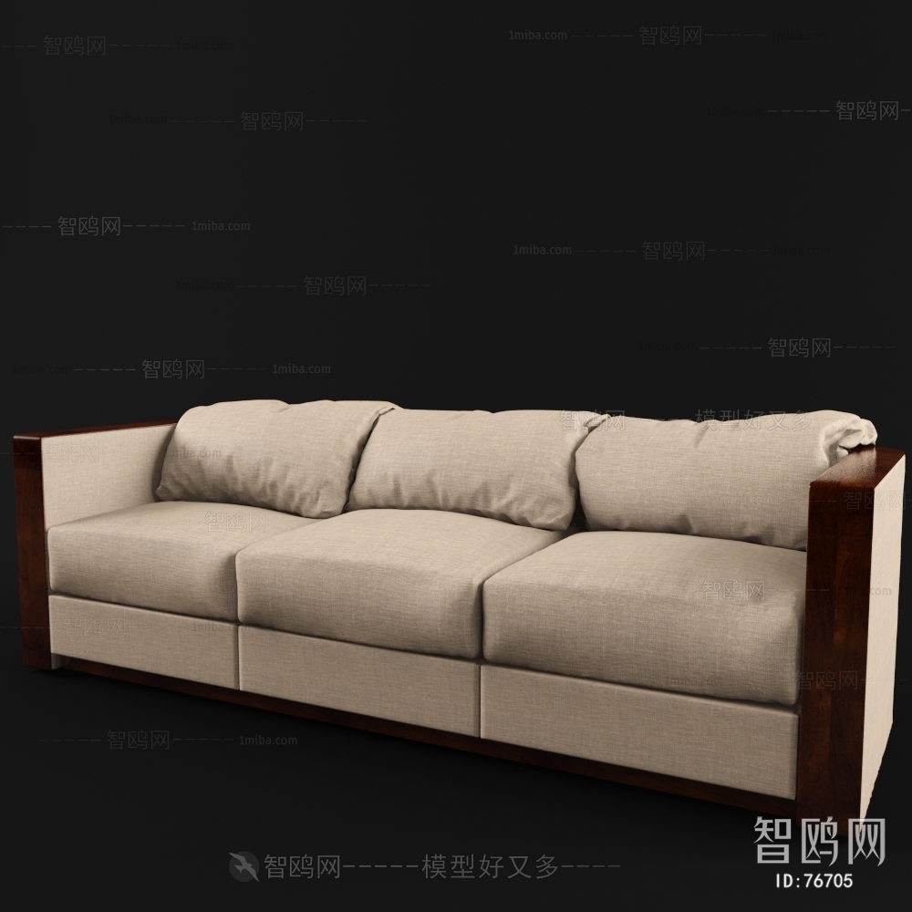 Modern Three-seat Sofa