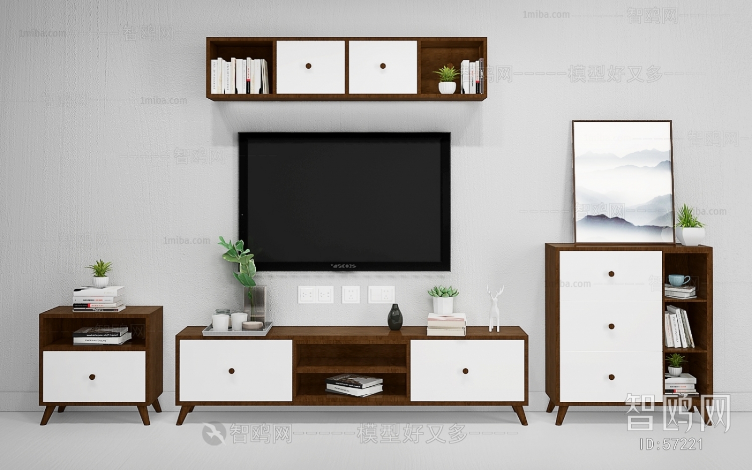 Nordic Style TV Cabinet