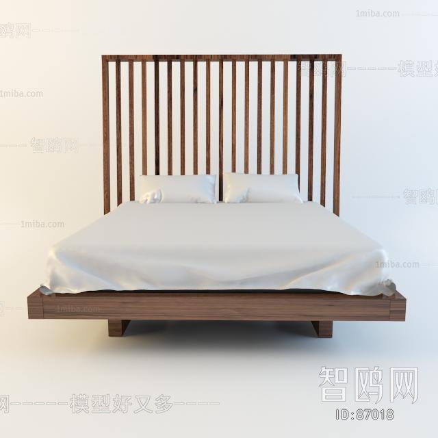 New Chinese Style Double Bed