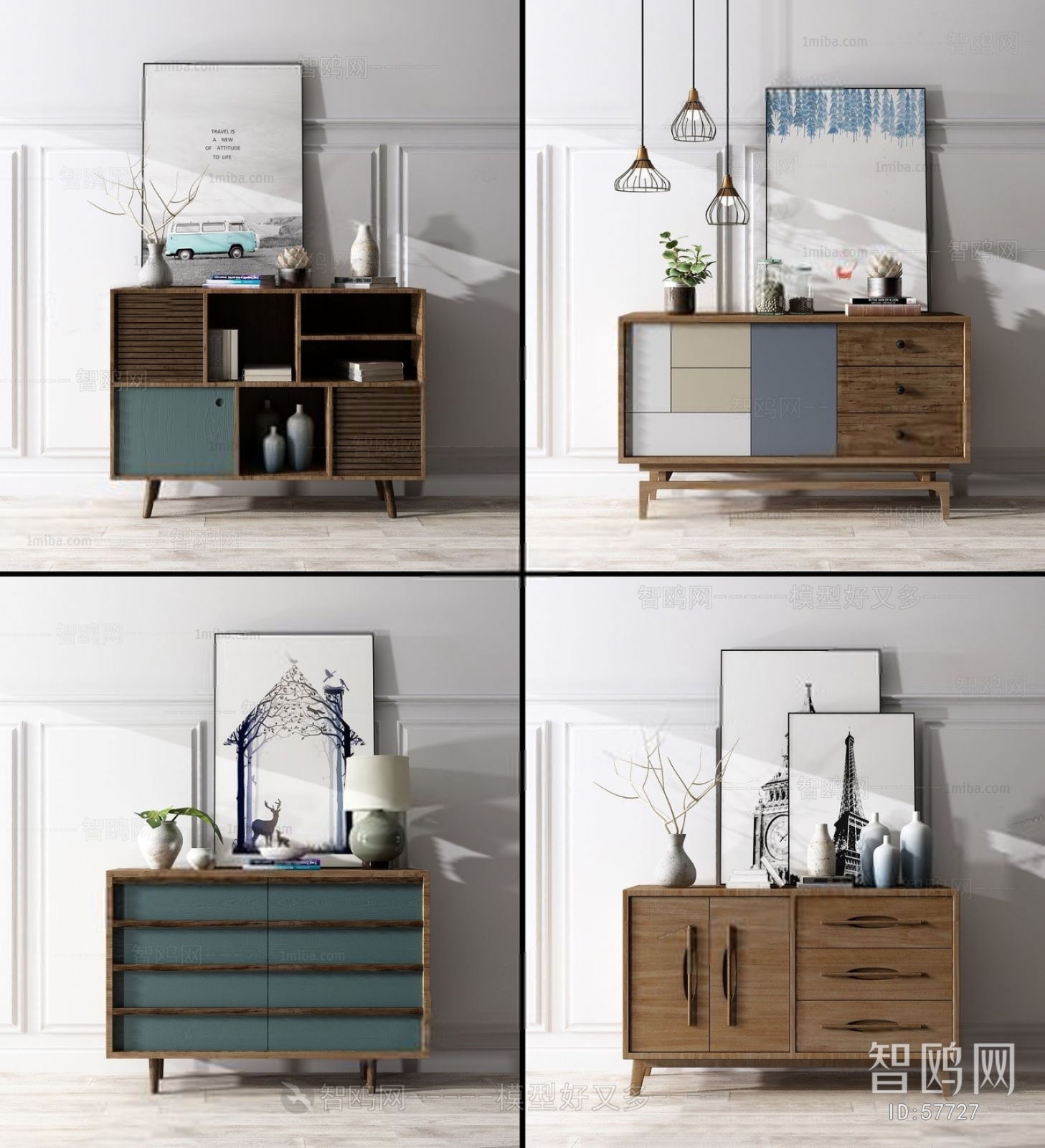 Nordic Style Side Cabinet/Entrance Cabinet