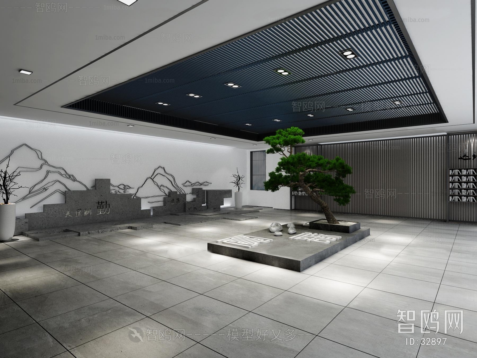 New Chinese Style Exhibition Hall