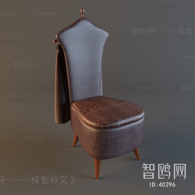 Simple European Style Single Chair